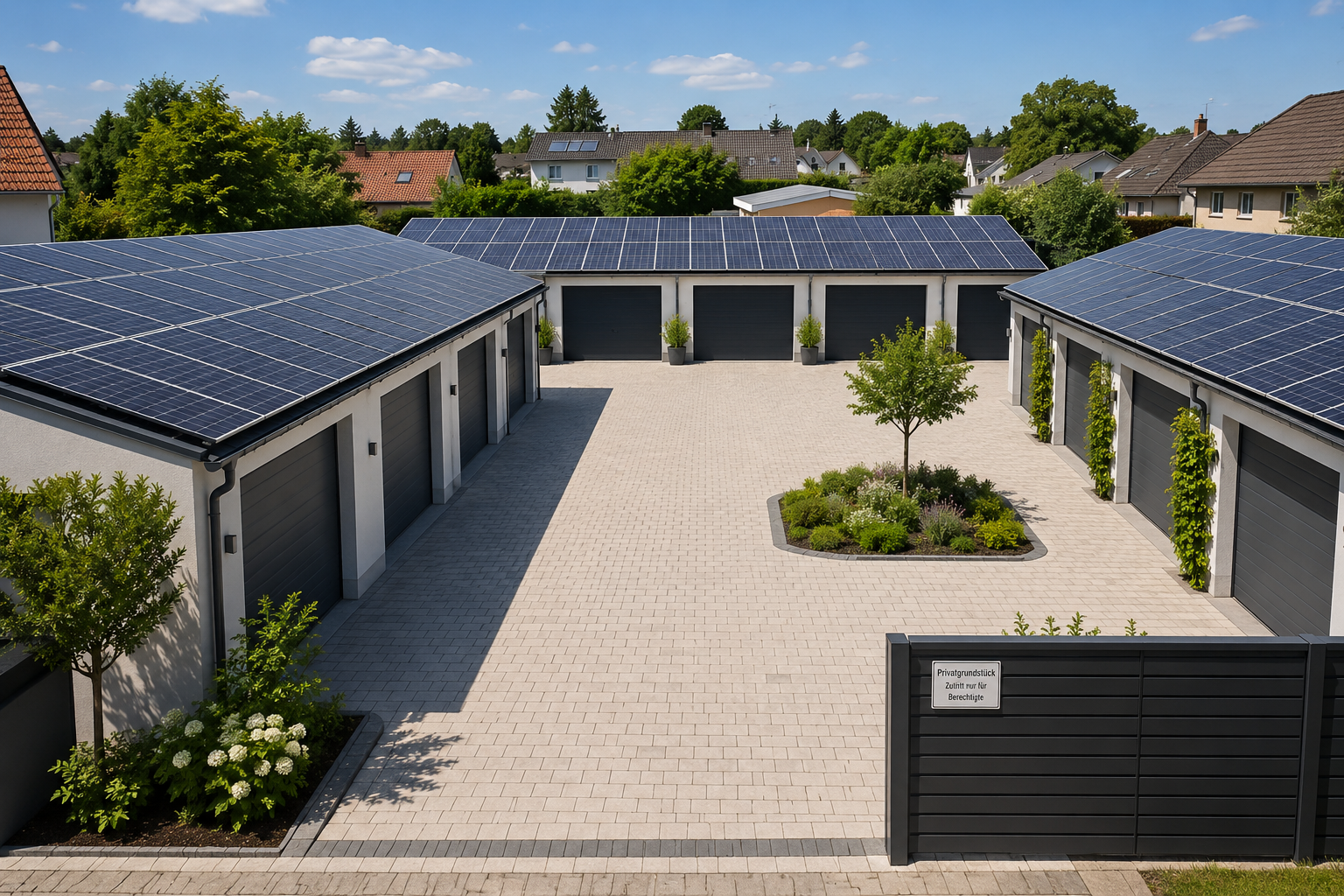 PV auf dem Garagenhof: Gleich mitdenken oder später nachrüsten?